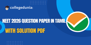NEET 2026 Question Paper in Tamil: Download Answer Key with Solutions PDF